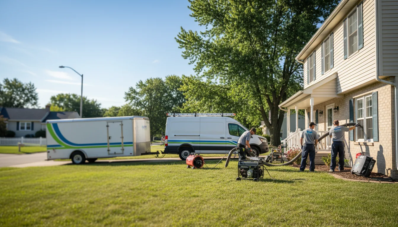 Flooded Basement Restoration And Cleanup With Repair in Reedsburg, WI near me